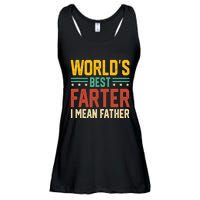 World's Best Farter I Mean Father Tank Top Ladies Essential Flowy Tank