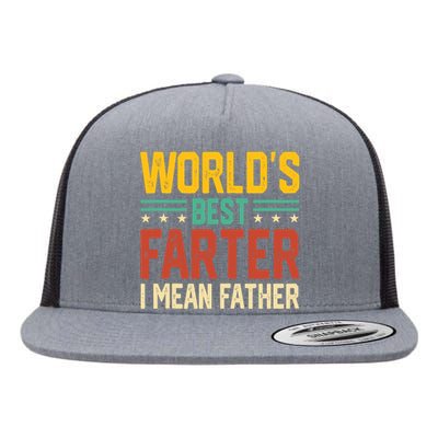 World's Best Farter I Mean Father Tank Top Flat Bill Trucker Hat