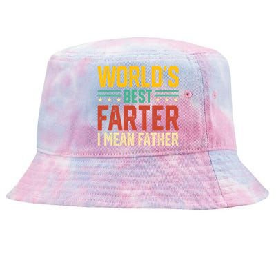 World's Best Farter I Mean Father Tank Top Tie-Dyed Bucket Hat