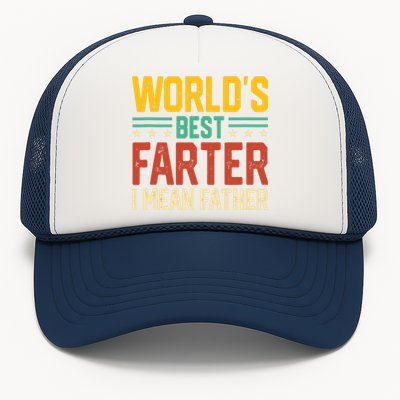 World's Best Farter I Mean Father Tank Top Trucker Hat