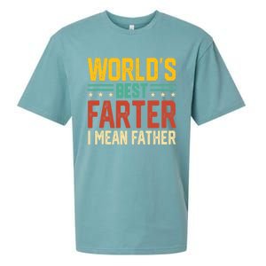 World's Best Farter I Mean Father Tank Top Sueded Cloud Jersey T-Shirt