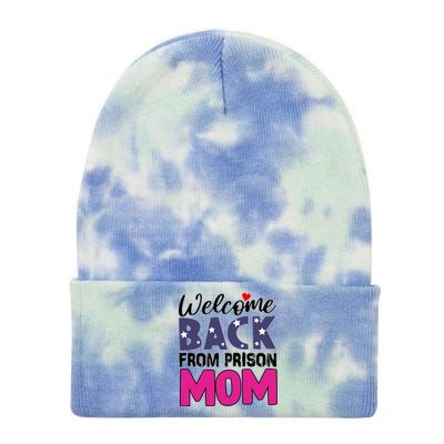 Welcome Back From Prison Mom Tie Dye 12in Knit Beanie