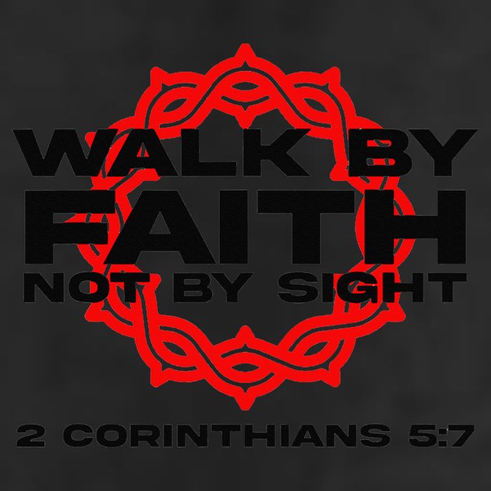 Walk By Faith Not By Sight 2 Corinthians 5 7 Jesus Golf Towel