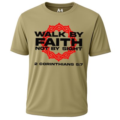 Walk By Faith Not By Sight 2 Corinthians 5 7 Jesus Performance Shirt