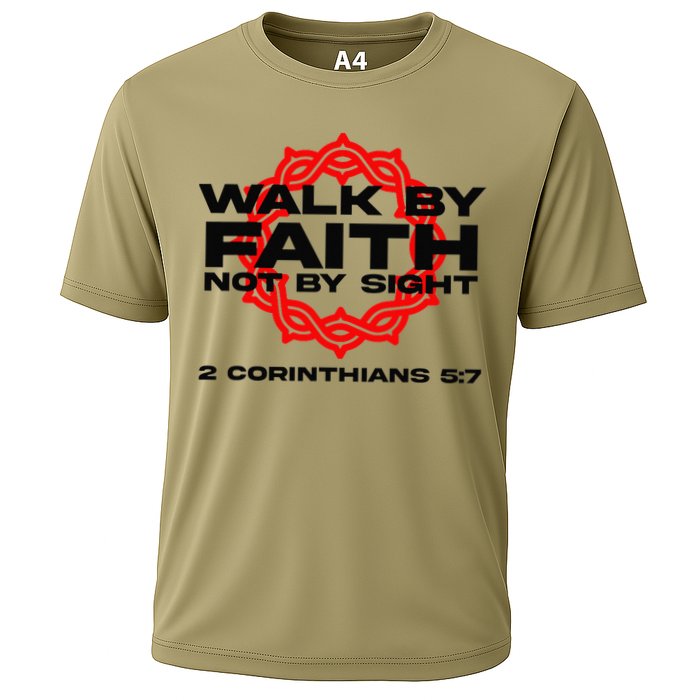 Walk By Faith Not By Sight 2 Corinthians 5 7 Jesus Performance Shirt