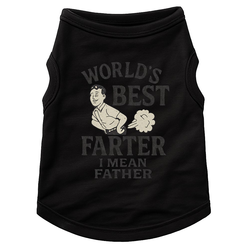 World's Best Farter I Mean Father Doggie Tank