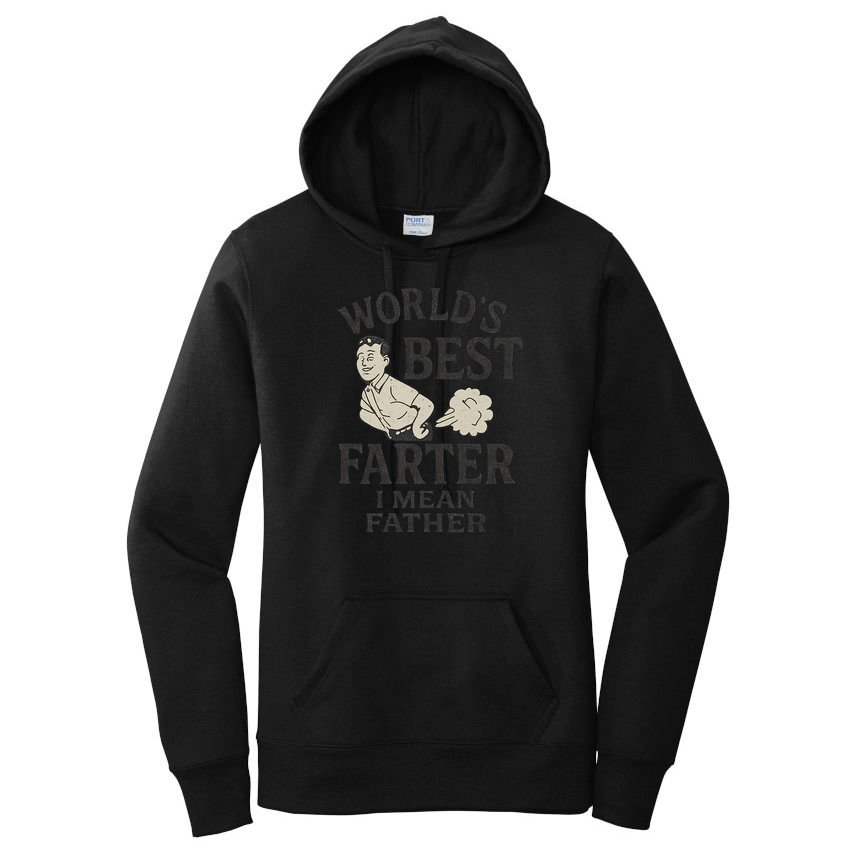 World's Best Farter I Mean Father Women's Pullover Hoodie