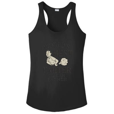 World's Best Farter I Mean Father Ladies PosiCharge Competitor Racerback Tank