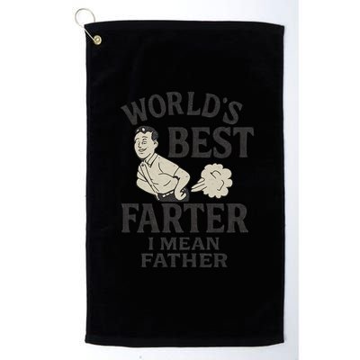 World's Best Farter I Mean Father Golf Towel
