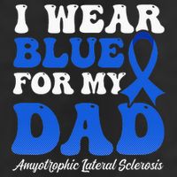 Wear Blue For Dad Design Als Awarenesss Adult Drive Performance Visor