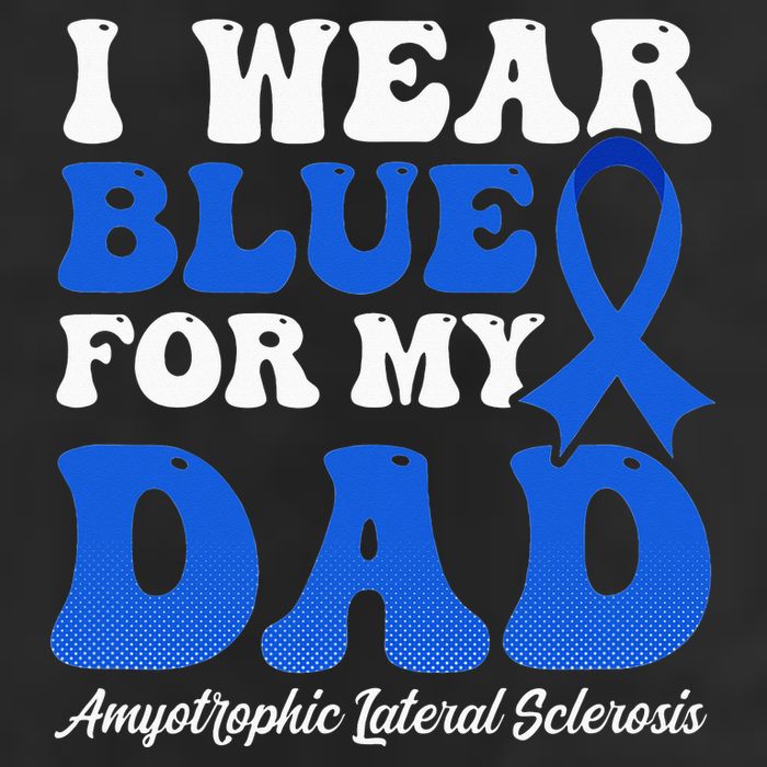 Wear Blue For Dad Design Als Awarenesss Adult Drive Performance Visor