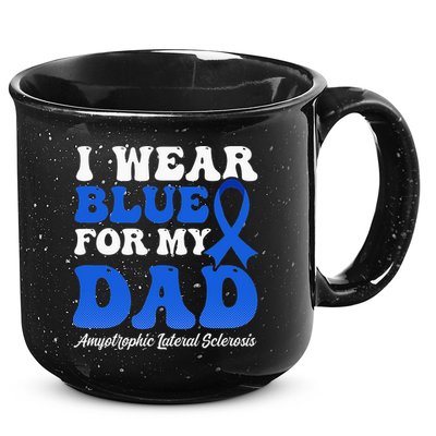 Wear Blue For Dad Design Als Awarenesss 15oz Campfire Ceramic Mug