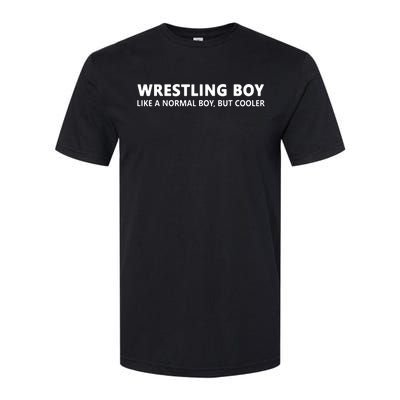 Wrestling Boy Funny Wrestling Boy Softstyle® CVC T-Shirt