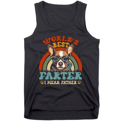 Worlds Best Farter I Mean Father Best Dad Ever Cool Dog Tank Top