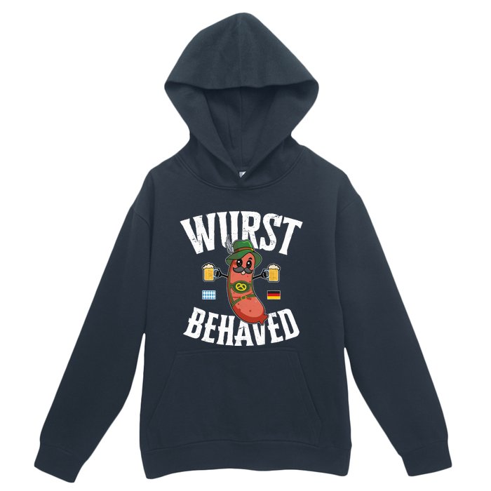 Wurst Behaved Funny German Bratwurst Oktoberfest Urban Pullover Hoodie