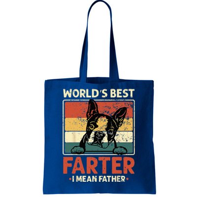 Worlds Best Farter I Mean Father Best Dad Ever Cool Dog Tote Bag