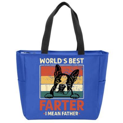 Worlds Best Farter I Mean Father Best Dad Ever Cool Dog Zip Tote Bag