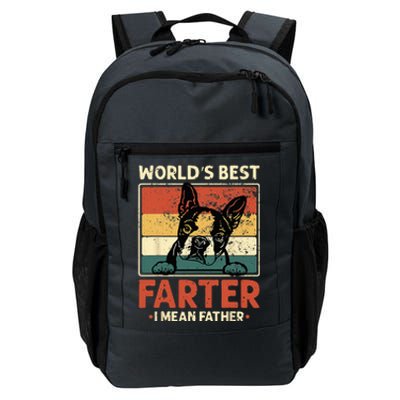 Worlds Best Farter I Mean Father Best Dad Ever Cool Dog Daily Commute Backpack