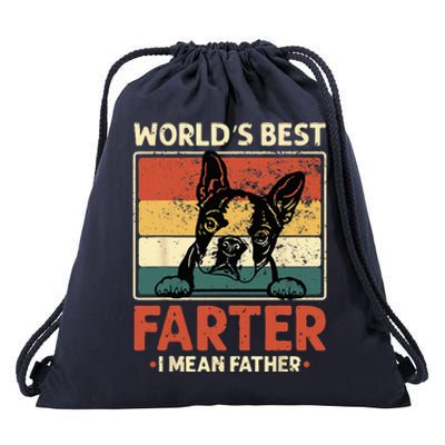 Worlds Best Farter I Mean Father Best Dad Ever Cool Dog Drawstring Bag