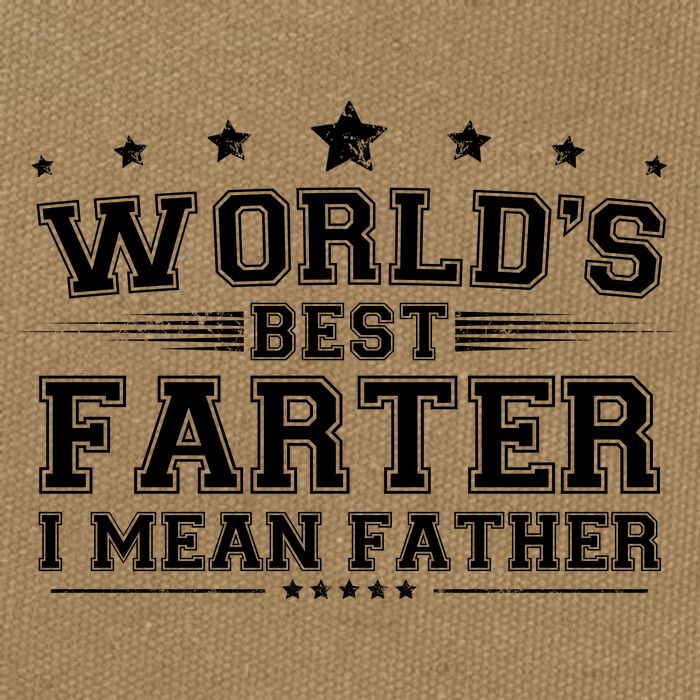 Worlds Best Farter I Mean Father Cotton Canvas Backpack