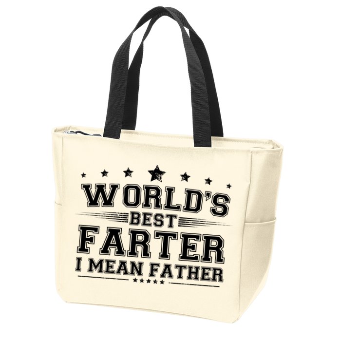Worlds Best Farter I Mean Father Zip Tote Bag