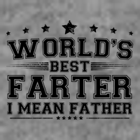 Worlds Best Farter I Mean Father 7-Panel Snapback Hat