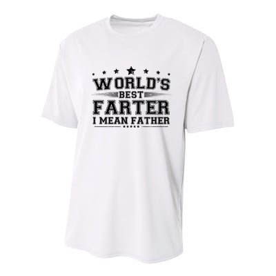 Worlds Best Farter I Mean Father Youth Performance Sprint T-Shirt