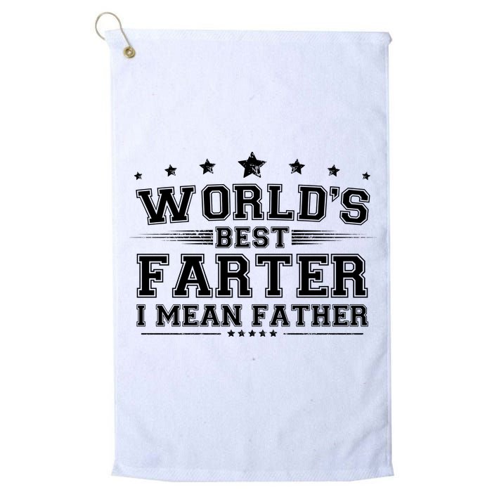Worlds Best Farter I Mean Father Golf Towel