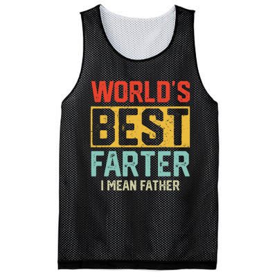 Worlds Best Farter I Mean Fathers Day For Dad Mesh Reversible Basketball Jersey Tank