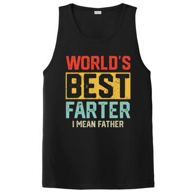 Worlds Best Farter I Mean Fathers Day For Dad PosiCharge Competitor Tank