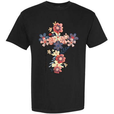 Walk By Faith Not By Sight Jesus Is The Light Bible Verse .Png Garment-Dyed Heavyweight T-Shirt