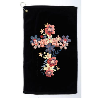 Walk By Faith Not By Sight Jesus Is The Light Bible Verse .Png Golf Towel