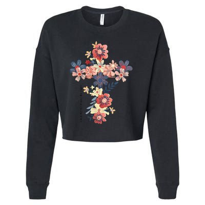 Walk By Faith Not By Sight Jesus Is The Light Bible Verse .Png Cropped Pullover Crew