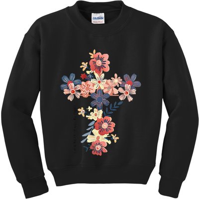 Walk By Faith Not By Sight Jesus Is The Light Bible Verse .Png Kids Sweatshirt