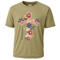 Walk By Faith Not By Sight Jesus Is The Light Bible Verse .Png Cooling Performance Crew T-Shirt