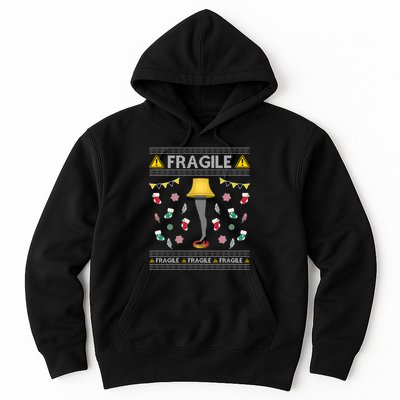 Wild Bobby Fragile Leg Lamp Christmas Story Funny Ugly Hoodie