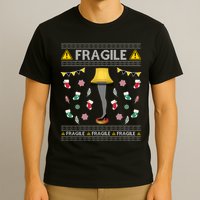Wild Bobby Fragile Leg Lamp Christmas Story Funny Ugly T-Shirt
