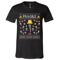 Wild Bobby Fragile Leg Lamp Christmas Story Funny Ugly V-Neck T-Shirt