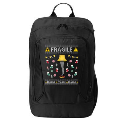 Wild Bobby Fragile Leg Lamp Christmas Story Funny Ugly City Backpack