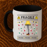 Wild Bobby Fragile Leg Lamp Christmas Story Funny Ugly Mug