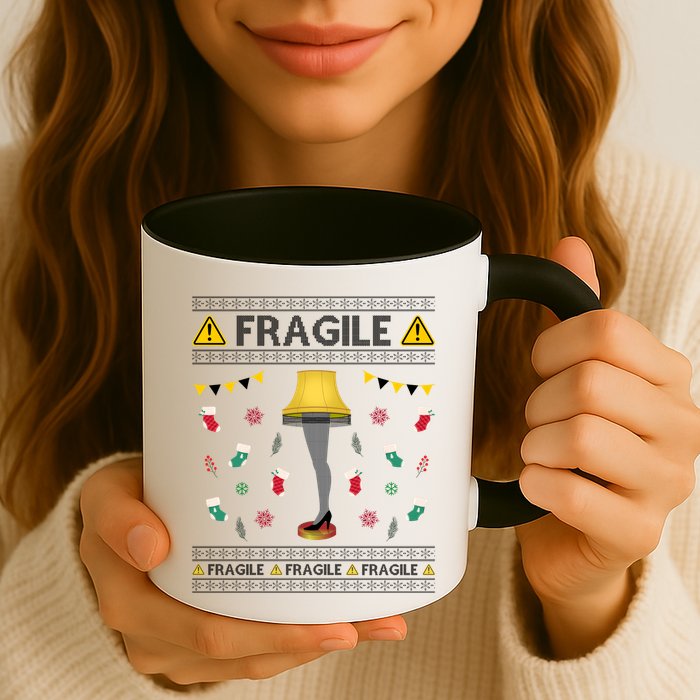 Wild Bobby Fragile Leg Lamp Christmas Story Funny Ugly Mug