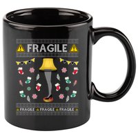 Wild Bobby Fragile Leg Lamp Christmas Story Funny Ugly 11oz C Handle Ceramic Mug
