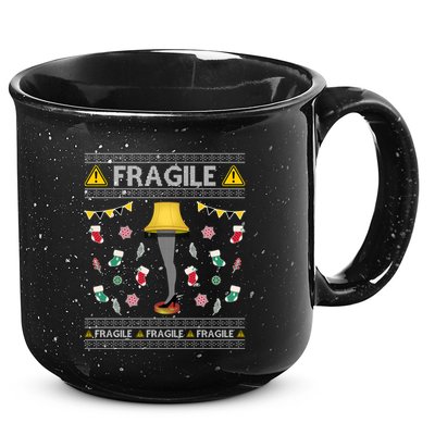 Wild Bobby Fragile Leg Lamp Christmas Story Funny Ugly 15oz Campfire Ceramic Mug