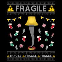 Wild Bobby Fragile Leg Lamp Christmas Story Funny Ugly 16 in Basic Backpack