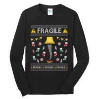 Wild Bobby Fragile Leg Lamp Christmas Story Funny Ugly Tall Long Sleeve T-Shirt