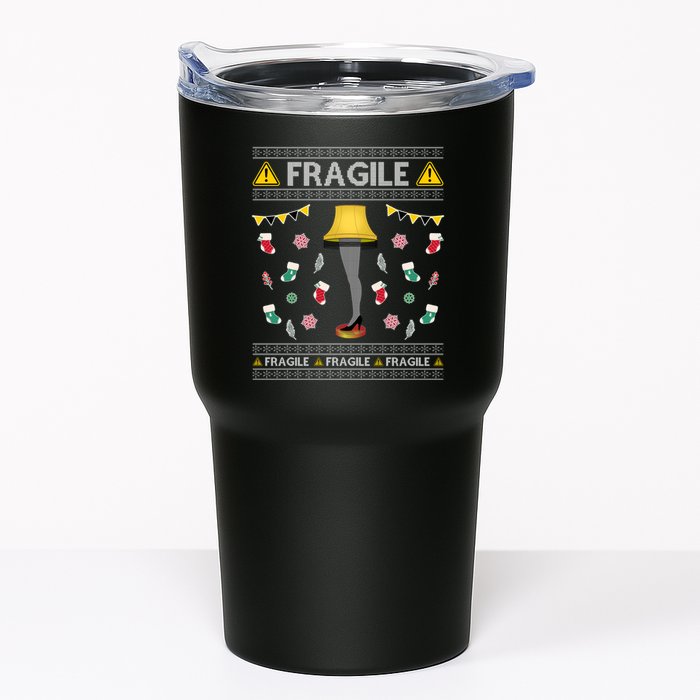 Wild Bobby Fragile Leg Lamp Christmas Story Funny Ugly Tumbler