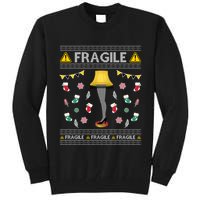 Wild Bobby Fragile Leg Lamp Christmas Story Funny Ugly Tall Sweatshirt