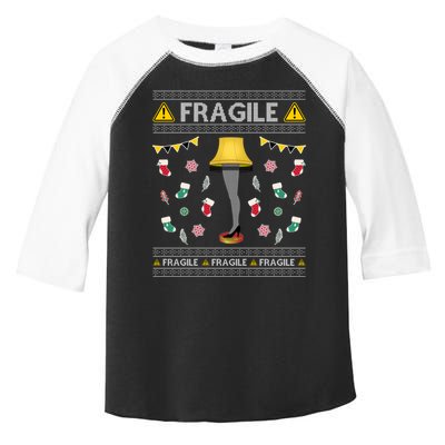 Wild Bobby Fragile Leg Lamp Christmas Story Funny Ugly Toddler Fine Jersey T-Shirt