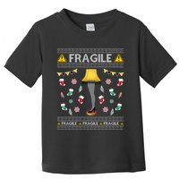 Wild Bobby Fragile Leg Lamp Christmas Story Funny Ugly Toddler T-Shirt