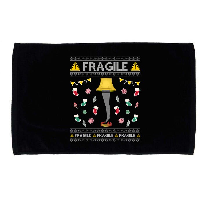 Wild Bobby Fragile Leg Lamp Christmas Story Funny Ugly Microfiber Hand Towel